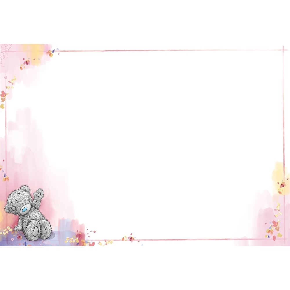 Bear Making Heart Shape With Paws Sending Love Blank Card