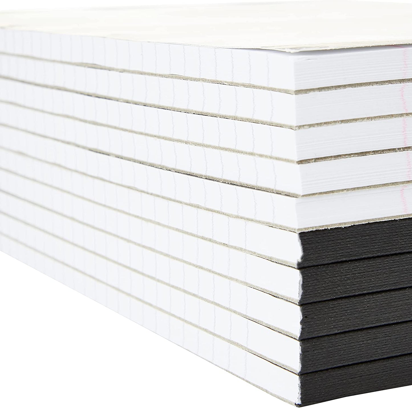 Pack of 10 160 Pages A4 Feint Ruled Margin Headbound Refill Pads