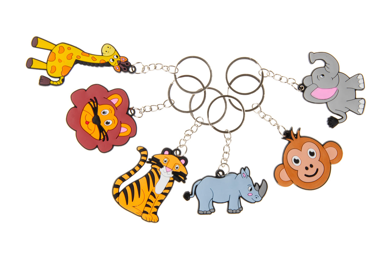 Single Wild Animal Design Keychain