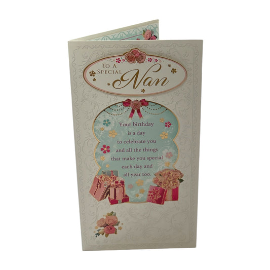 To Special Nan Birthday Wishes Soft Whispers Card