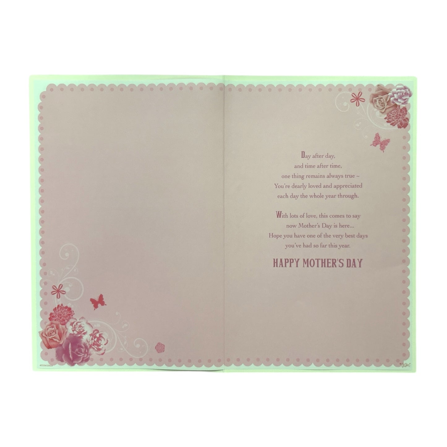 To Someone Like Mum Butterflies and Flowers Design Mother's Day Boxed Card