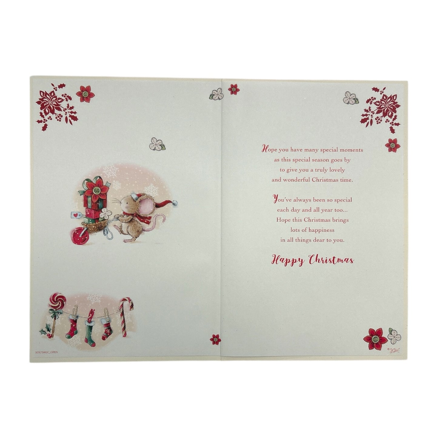 To a Special Gran Mouse With Love Design Christmas Card