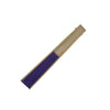 Purple Paper Foldable Hand Held Bamboo Wooden Fan by Parev