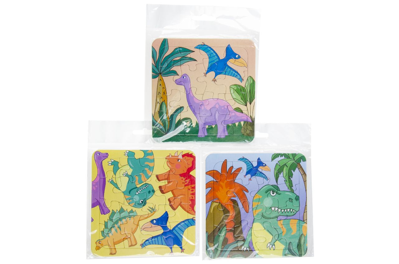 Pack of 12 Dinosaur Mini Puzzle Games