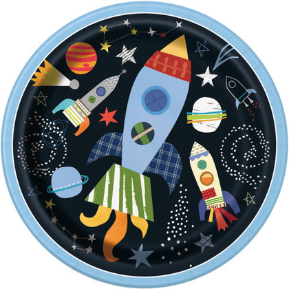 Pack of 8 Outer Space Theme Round 9