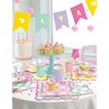 DIY Pastel Pennant Garland Kit with Gold Stickers
