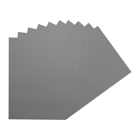 Pack of 50 A5 Grey Coloured Card 160gsm Sheets