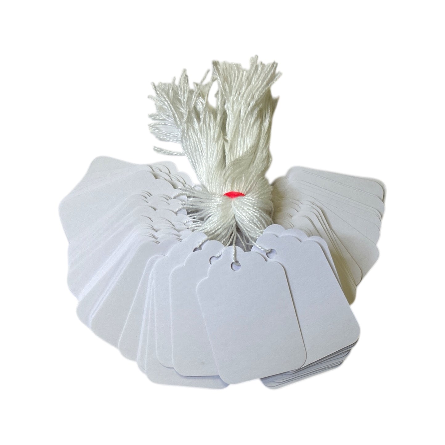 Box of 1000 White Merchandise Tags 56mm x 37mm