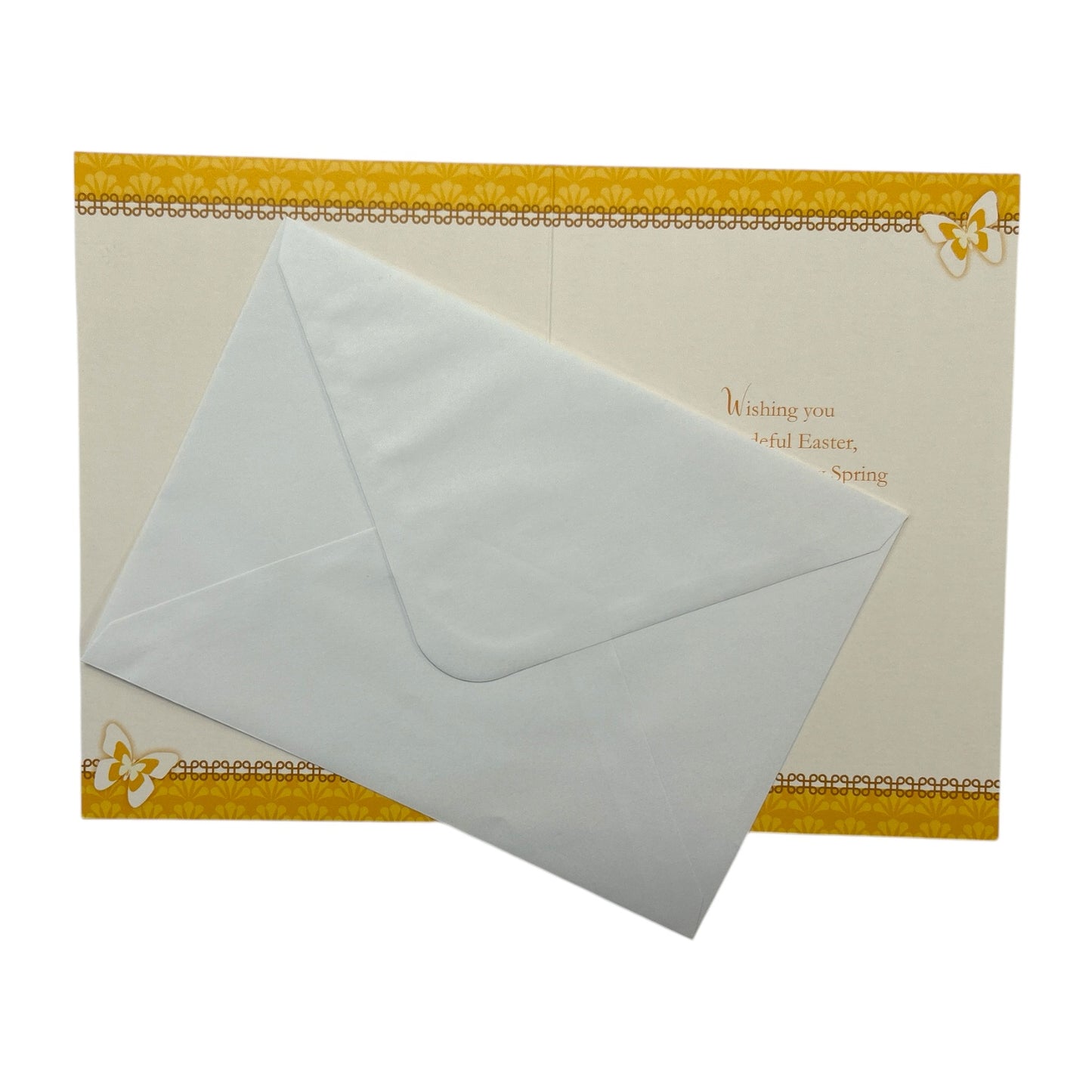 To All Of You White Daffodil Flowers Design Easter Card