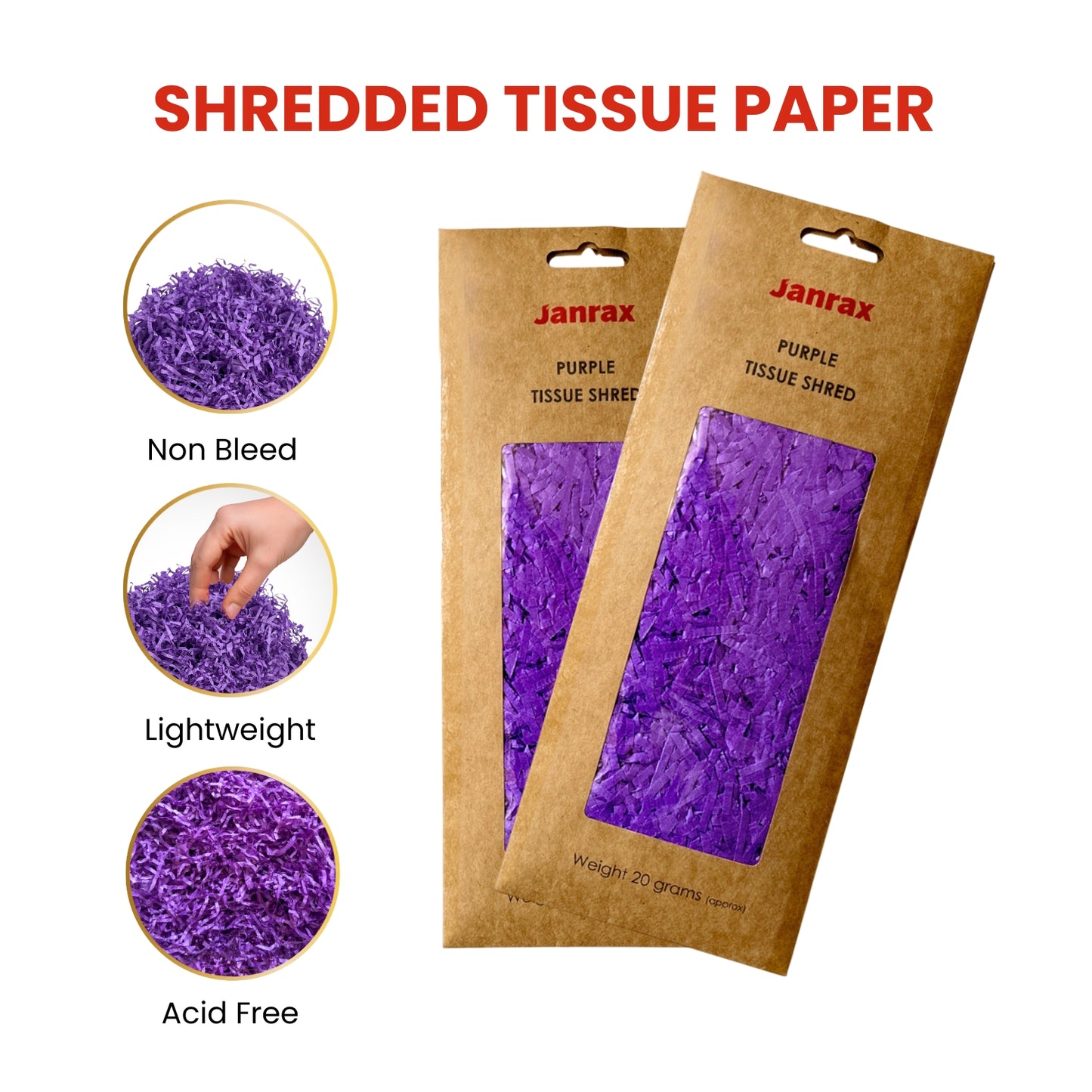 Purple Tissue Shred 20g