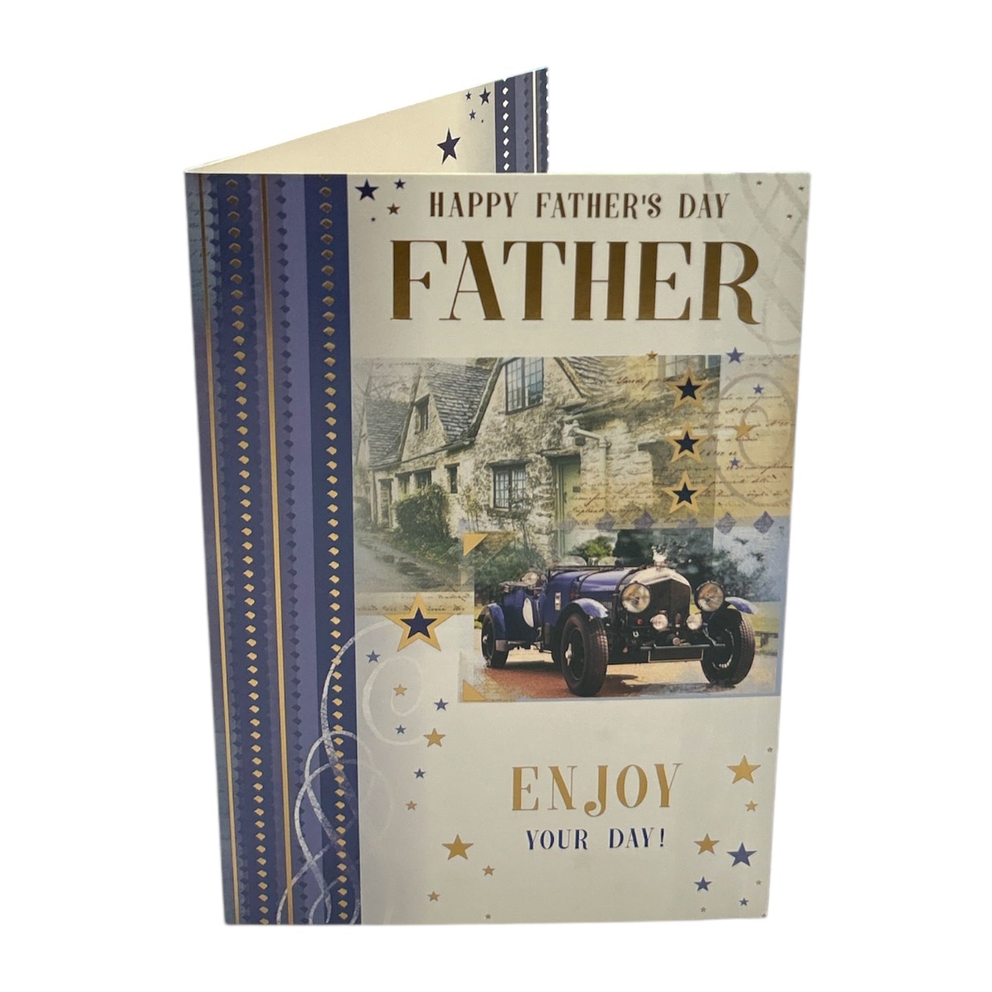 Vintage Style Photographic Car Design Father's Day Card