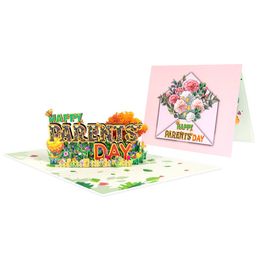 Bloom & Gratitude 3D Pop Up Parents Day Card