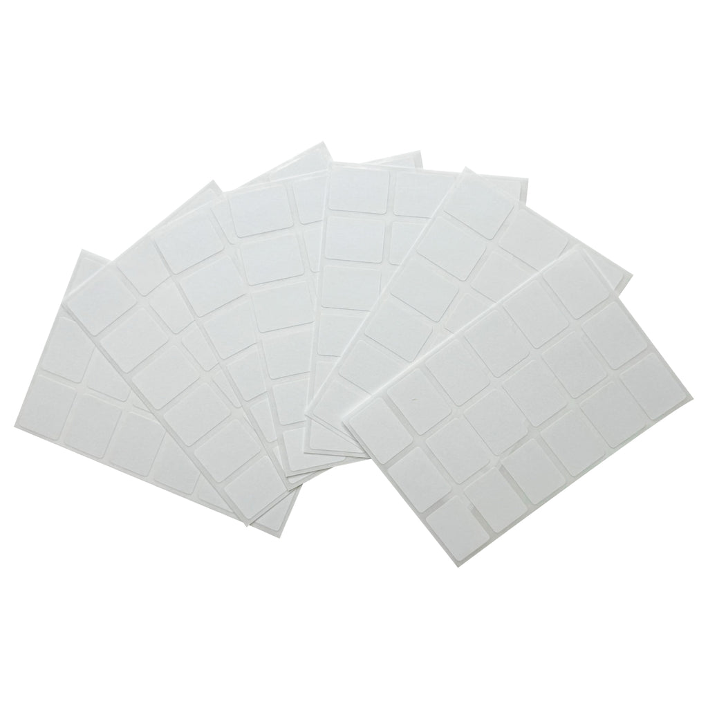 Pack of 126 White 16x22mm Rectangular Labels - Adhesive Stickers ...