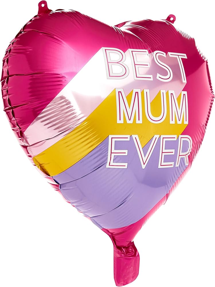 Best Mum Ever Foil Balloon Mother's Day Birthday