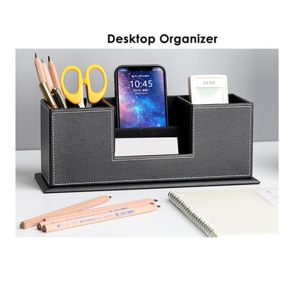 Black Desktop Pen Pot Organiser