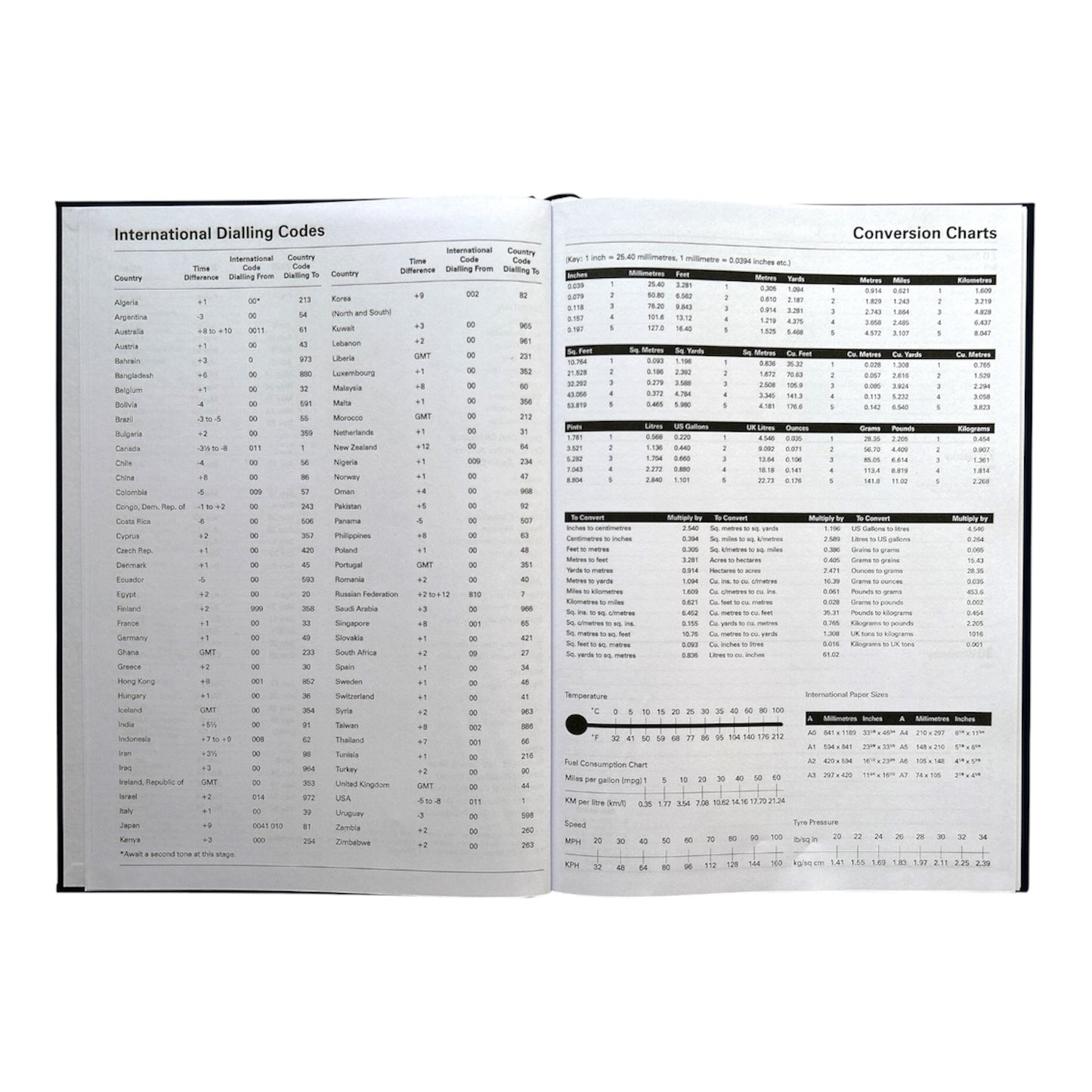 Janrax 2027 A4 Week To View Black Desk Diary