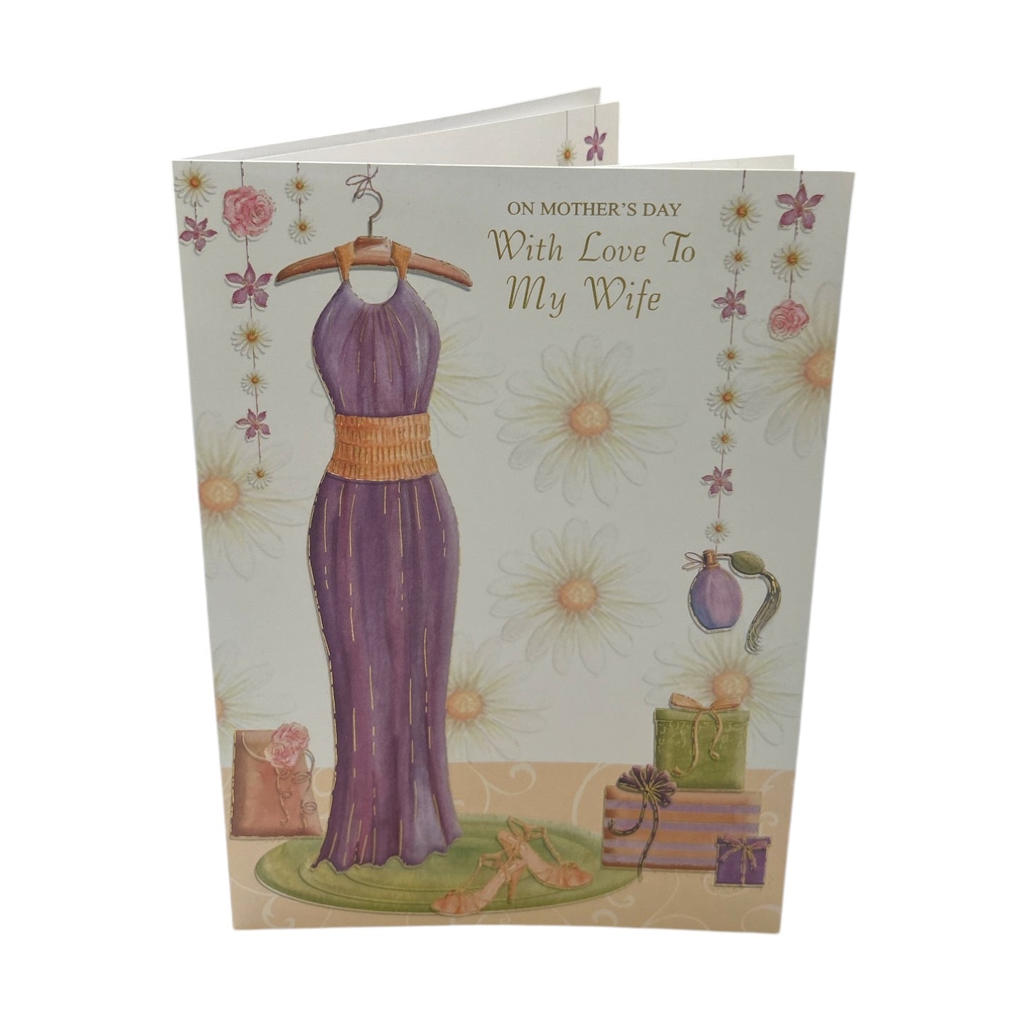 "On Mother's Day With Love To My Wife" Greeting Card
