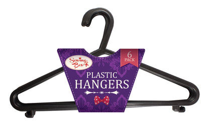 Pack of 6 Plastic Hangers