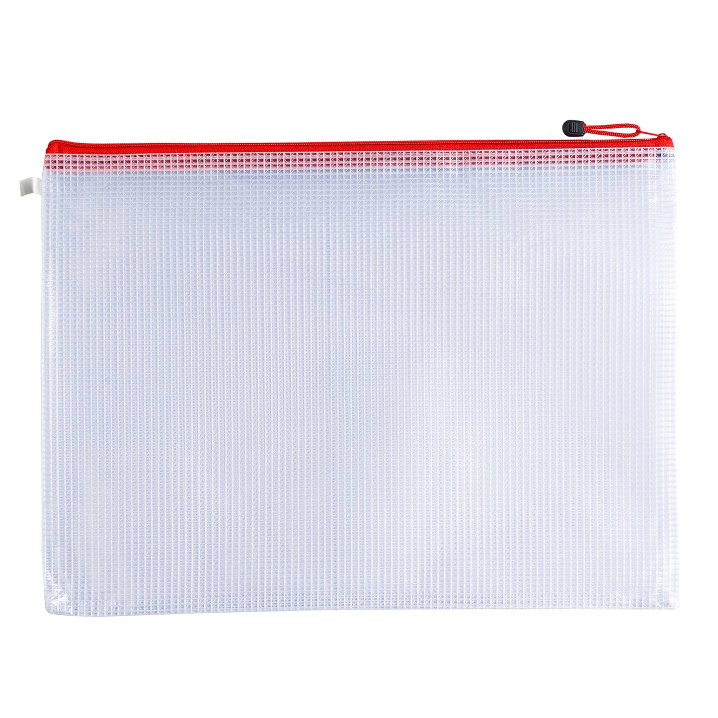 Pack of 24 A5 Red Zip Strong Mesh Bags - Tough Waterproof Storage
