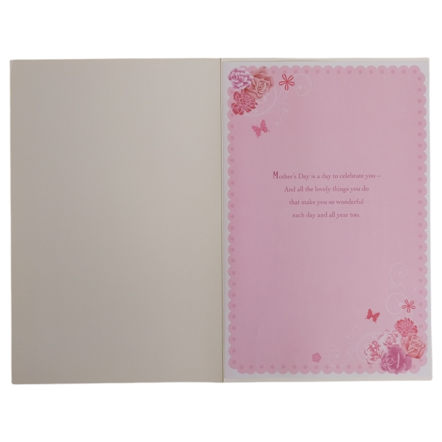 To My Partner Butterflies and Flowers Design Mother's Day Boxed Card