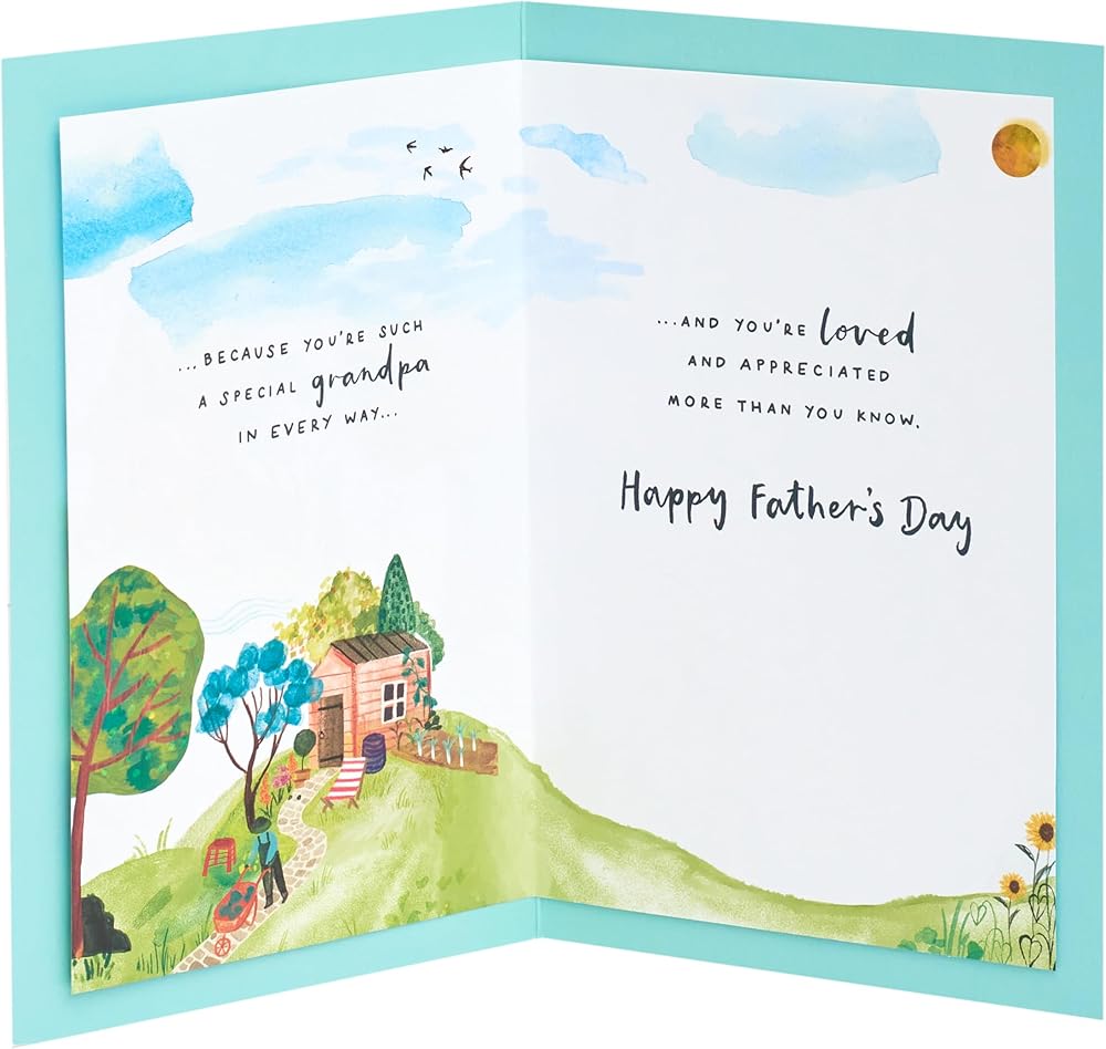 Gardening Design for Grandpa Father's Day Card