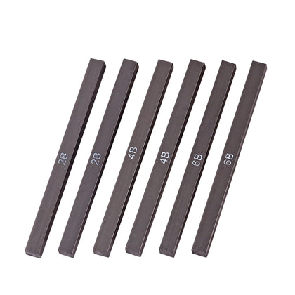 Pack of 6 Compressed Graphite Stick Set