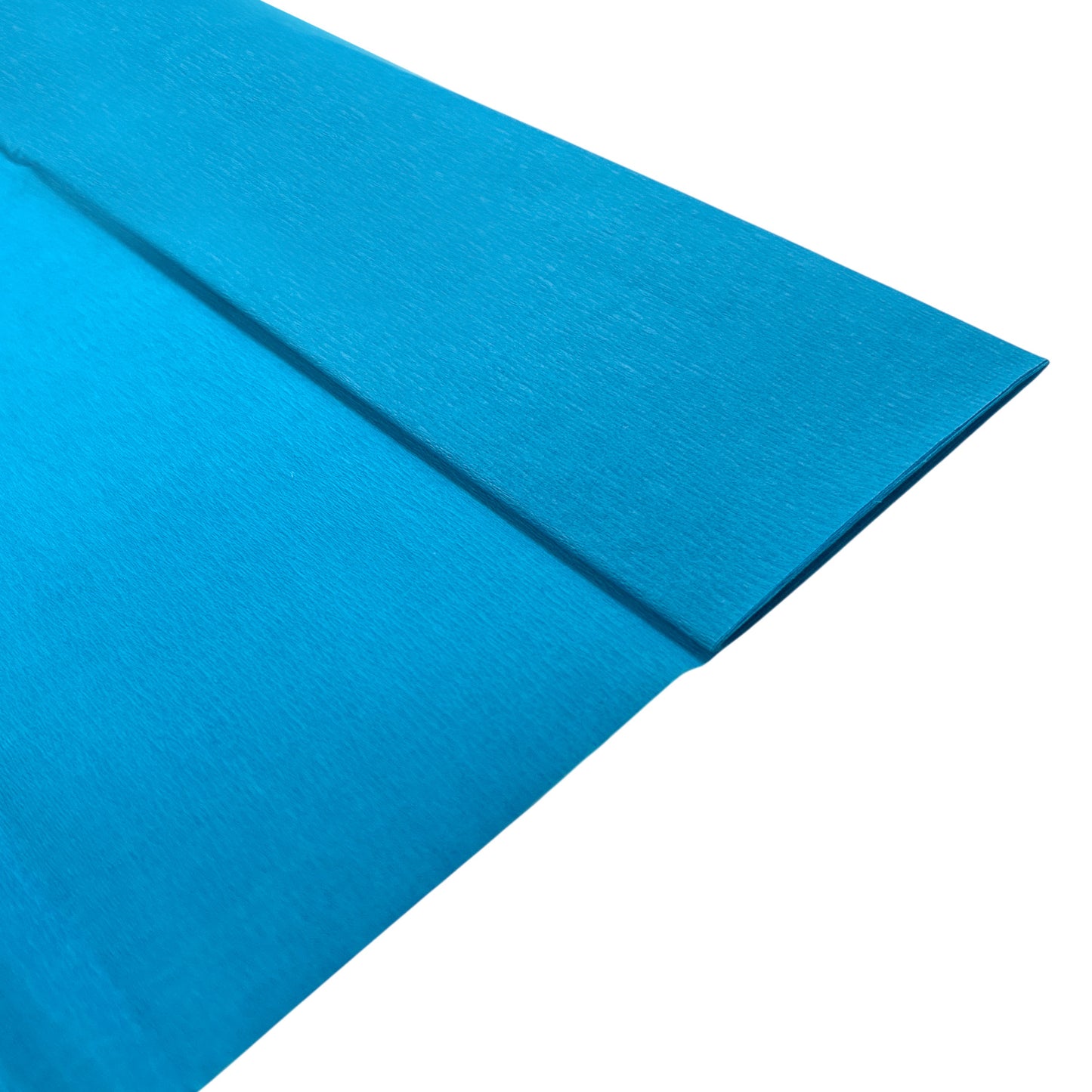 Pack of 5 Blue Crepe Paper Sheets 50cm x 2m 17GSM 35% Stretch Craft Paper