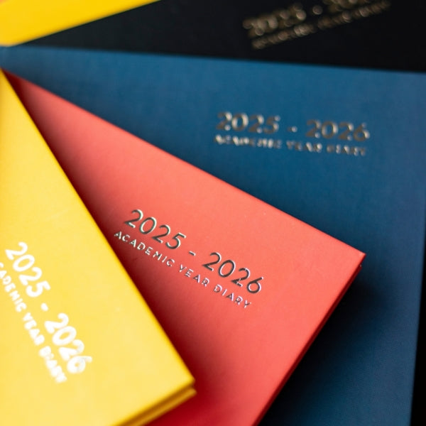 Yellow 2025-2026 A5 Week To View Academic Diary