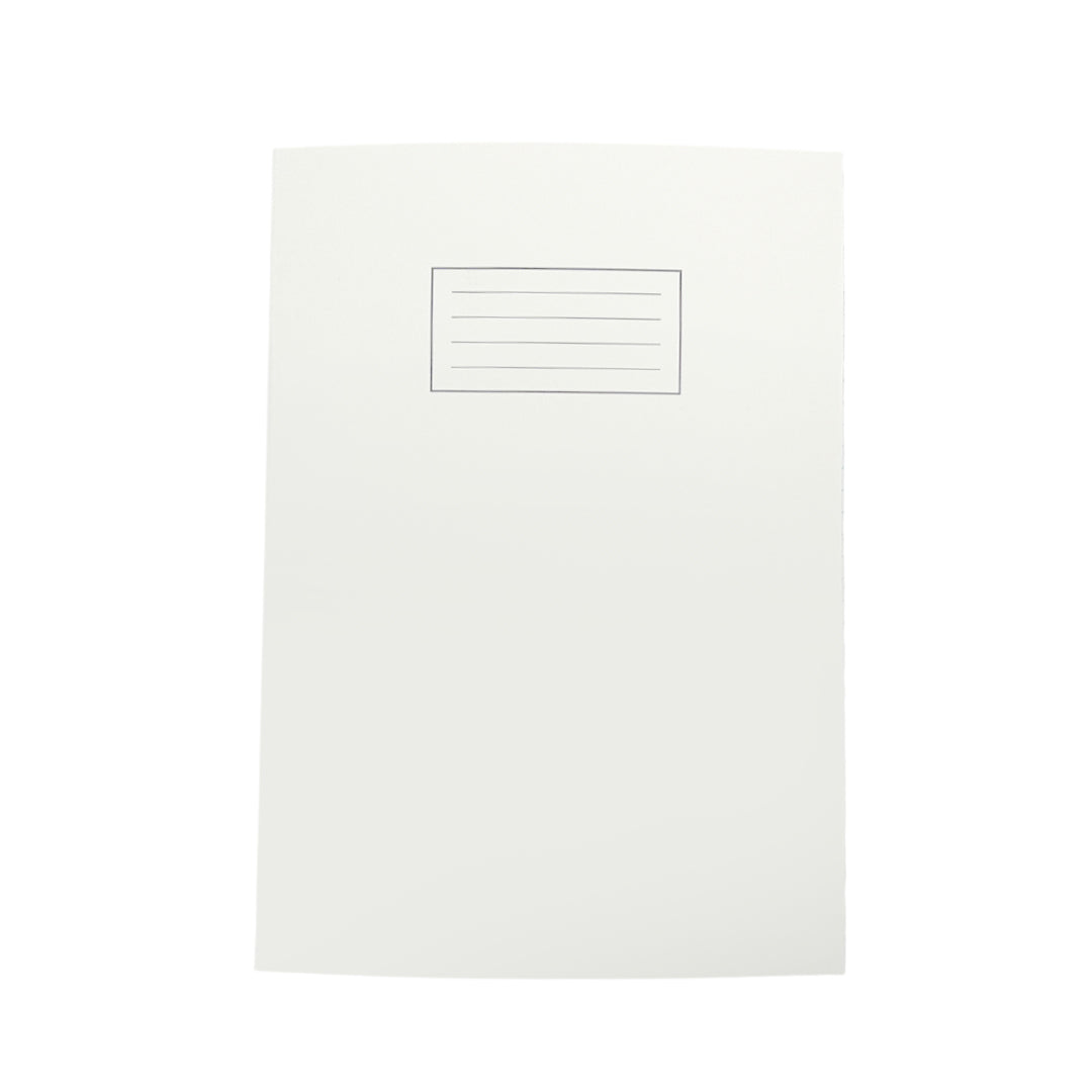 Janrax A4 White 80 Pages Feint and Ruled Exercise Book