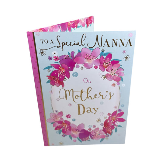 To A Special Nanna Floral Design Mother's Day Card