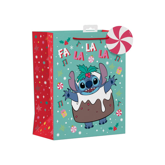 Pack of 6 Disney Stitch Large Christmas Gift Bags