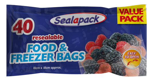 Pack of 40 Sealapack Freezer Bags