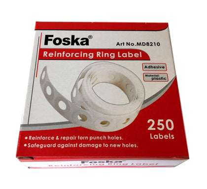 Pack of 250 Hole Reinforcing Ring Labels