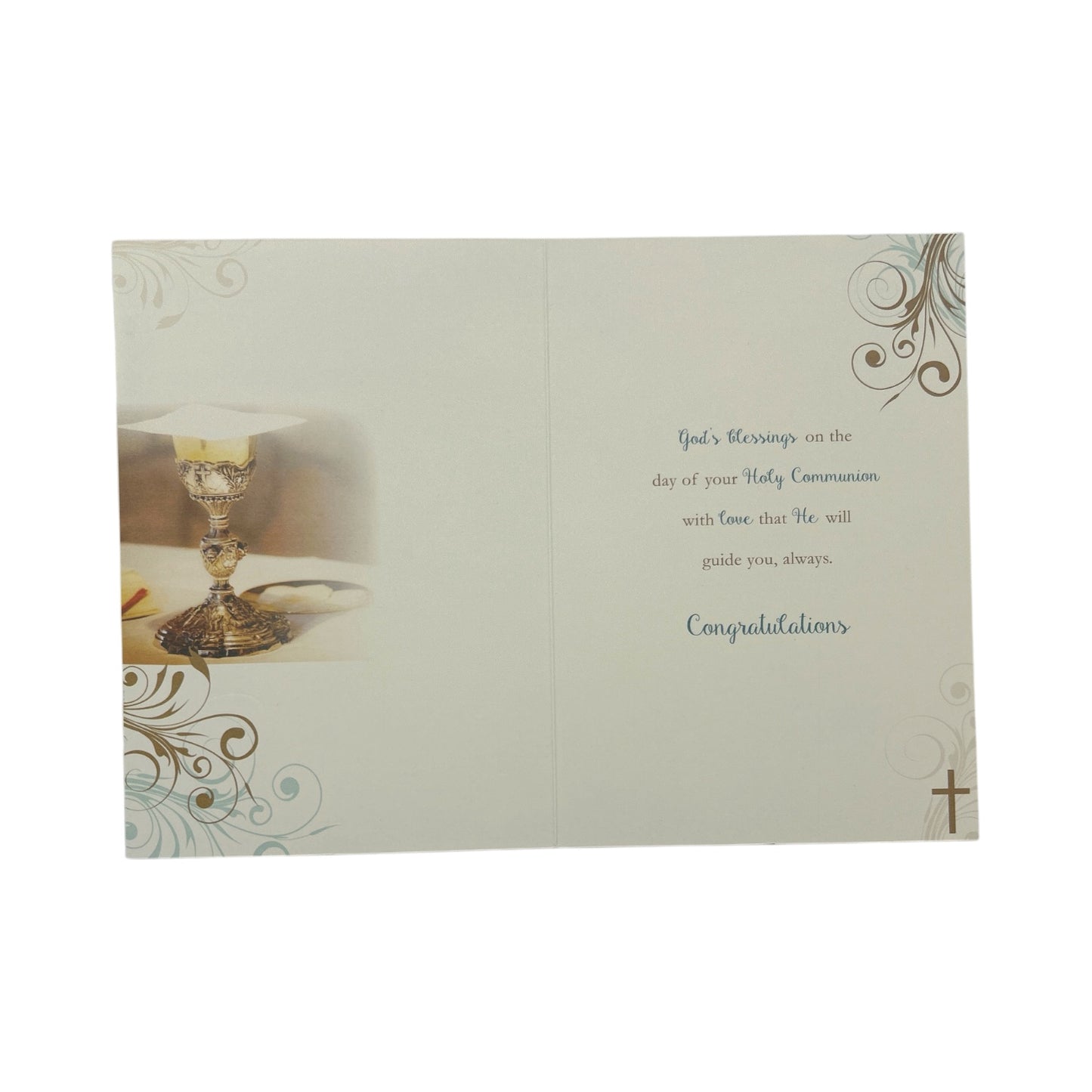 For You Granddaughter On Your First Communion Religious Congratulations Card