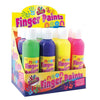 Pack of 6 Neon Finger Paints