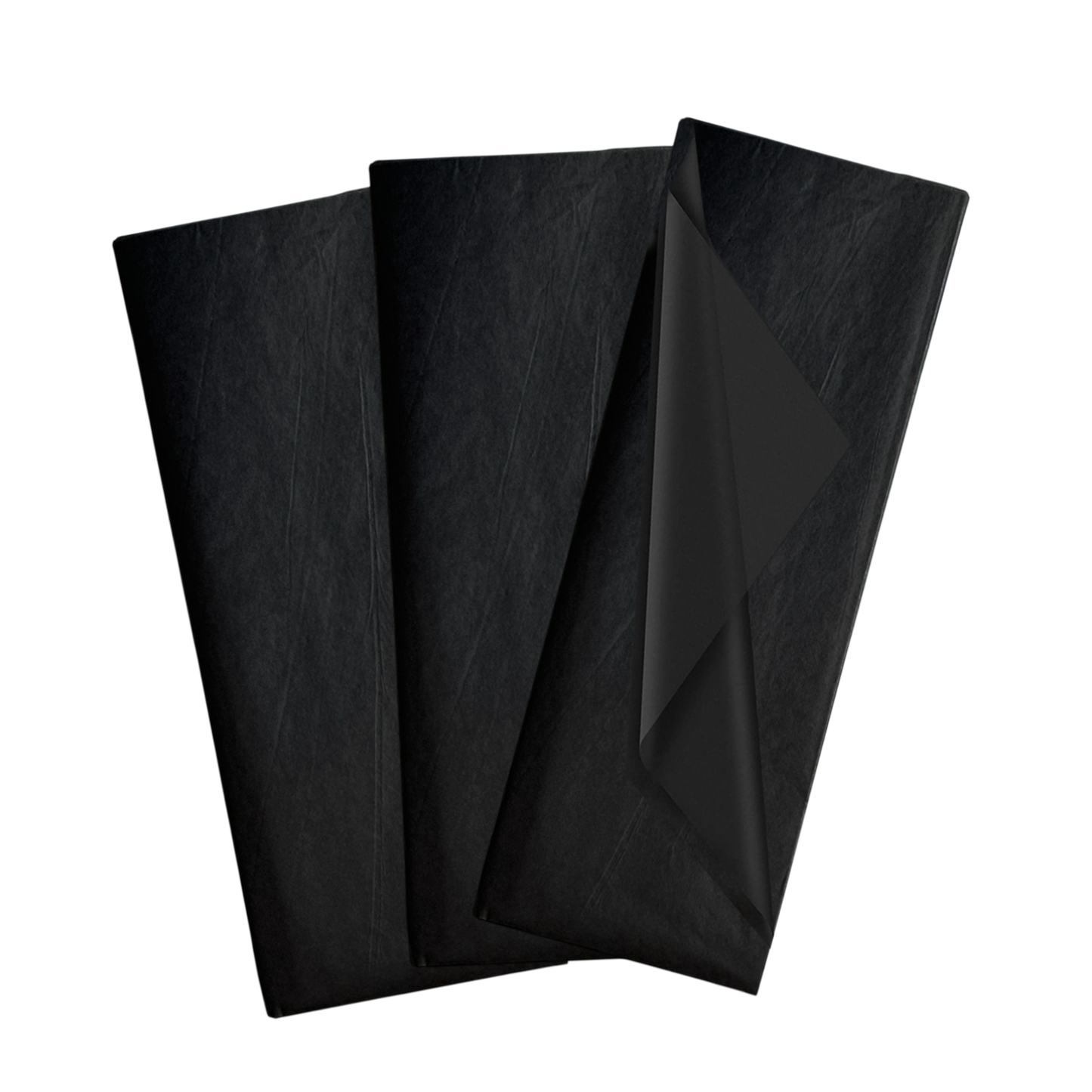 Pack of 10 Black Acid Free 50 x 70cm Tissue Paper Sheets