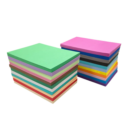 Bulk Pack of 220 A4 Assorted Coloured EVA Foam Sheets