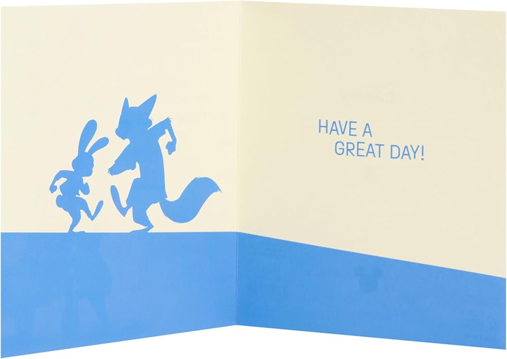 Disney Zootropolis 2 Judy Hopps and Nick Wilde Birthday Card