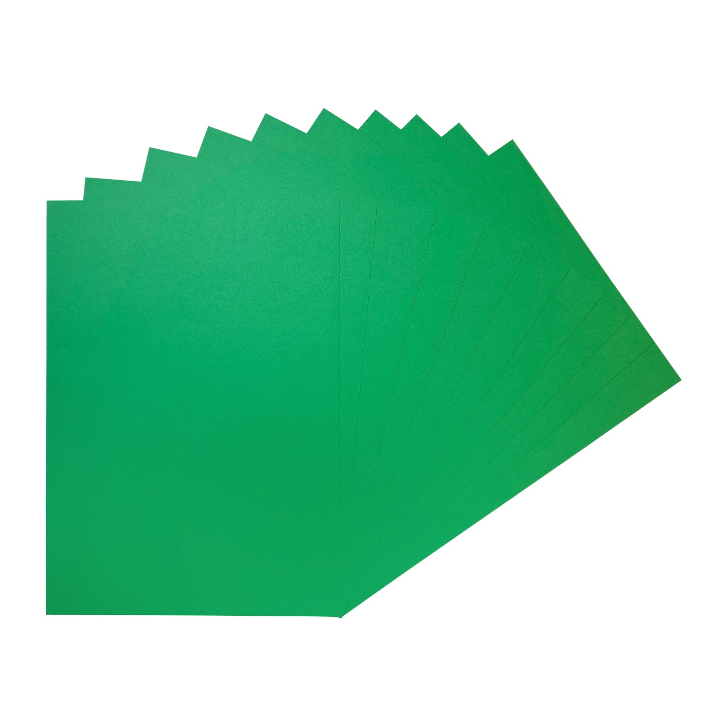 Pack of 50 A4 Green Coloured Card 160gsm Sheets