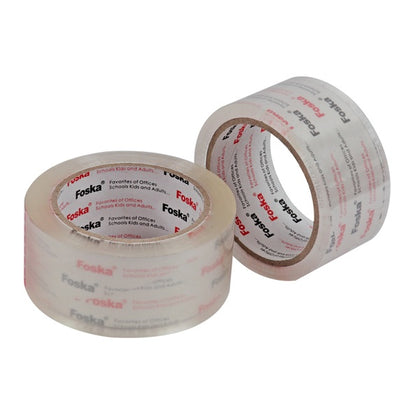 Pack of 6 Complete Clear Packaging Sticky Tape 48mm x 50m