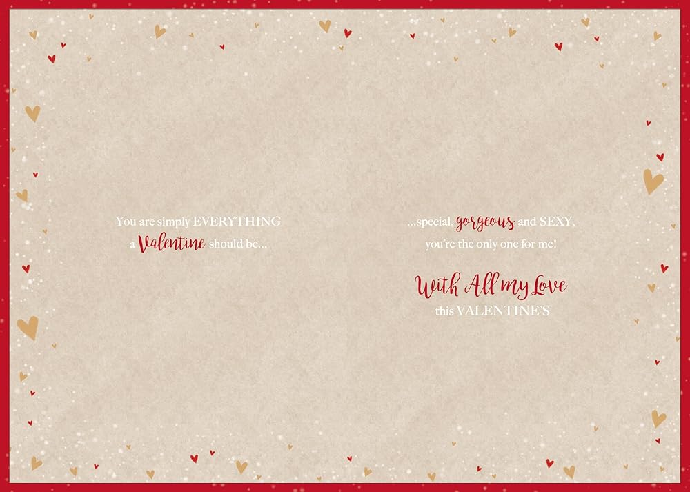 Big Heart Boyfriend Luxury Handmade Valentine's Day Card