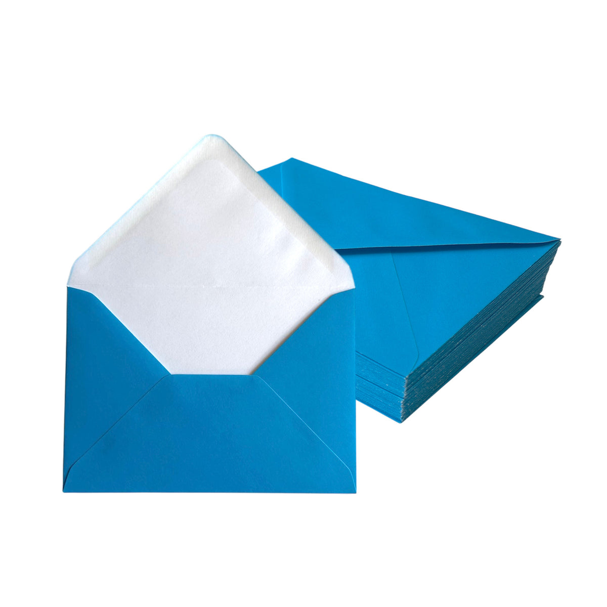 Pack of 50 Vivid Lagoon Blue 133x184mm Gummed Envelopes