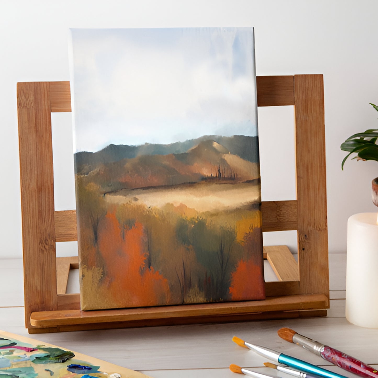 20x30cm Blank White Flat Stretched Board Art Canvas By Janrax