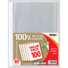 Pack of 100 A4 Value Punched Pockets