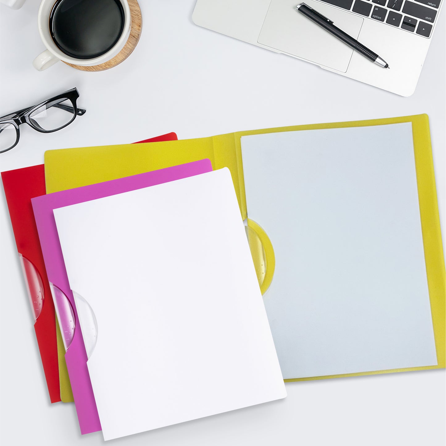 A4 Light Blue Swing Clip Folder Document File