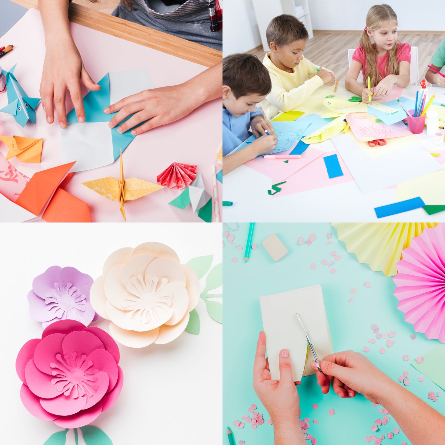 Pack of 400 A4 Assorted Coloured Activity Paper Sheets