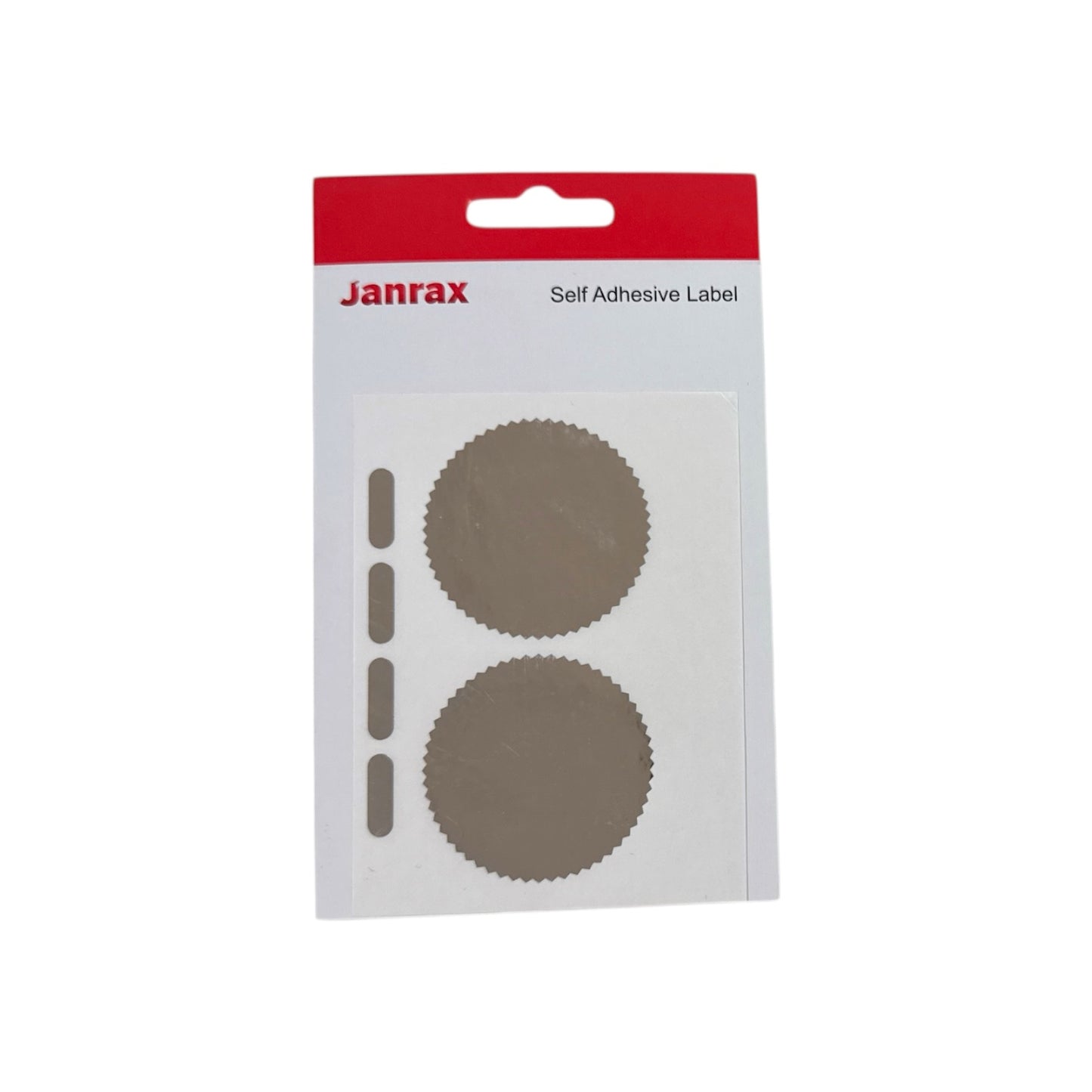 Pack of 72 Silver Foil Company Seals Labels 50mm