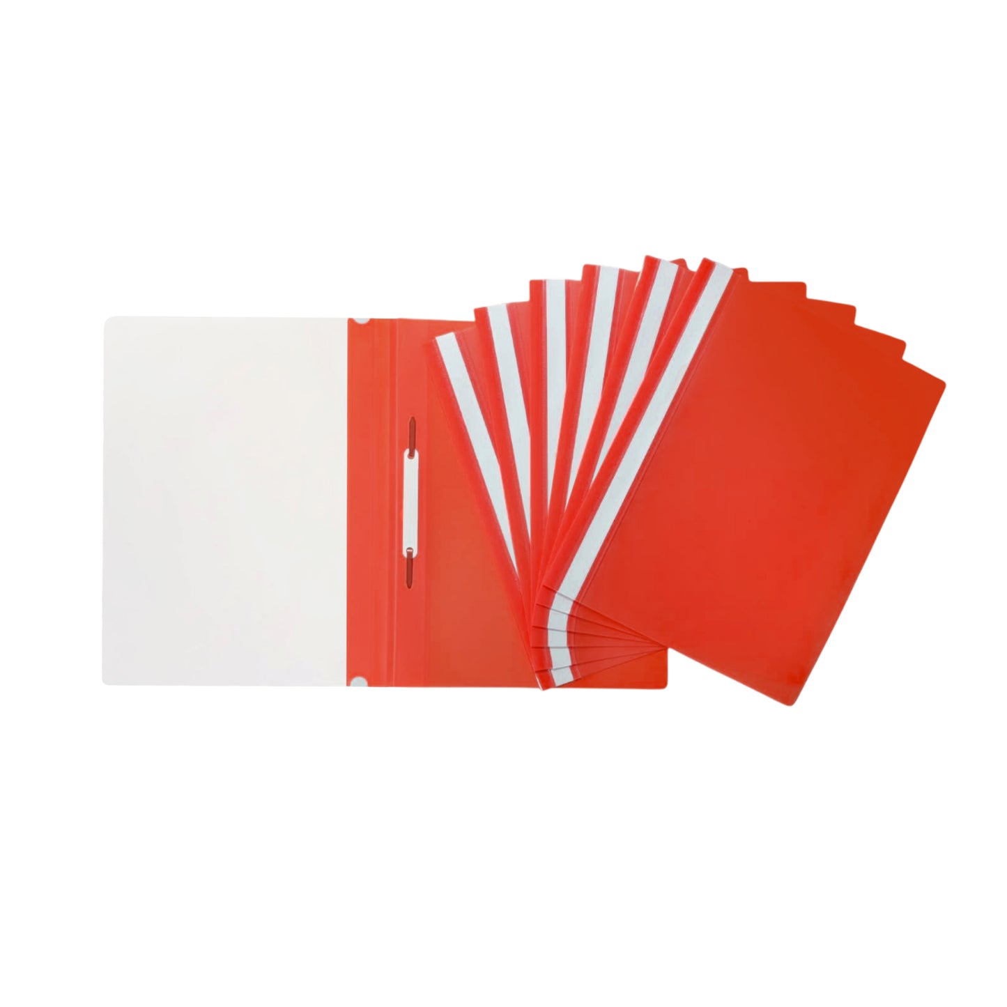 Pack of 12 Red A4 Project Folders by Janrax