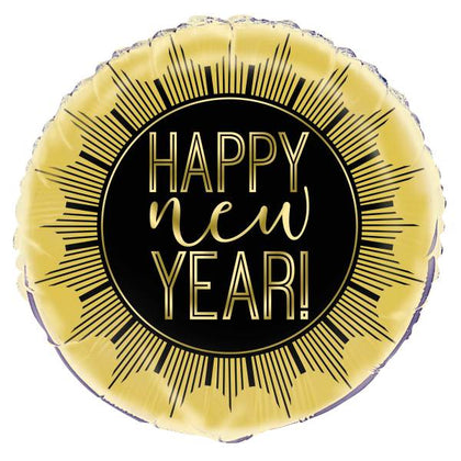 Roaring New Years Round Foil Balloon 18