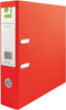 Pack of 10 70mm Polypropylene A4 Red Lever Arch Files